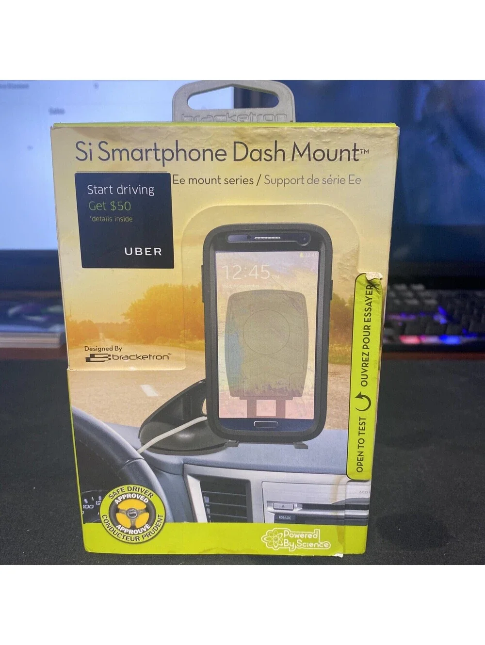 Bracketron SI Universal Smartphone Dash Mount BT1635-2 - Black